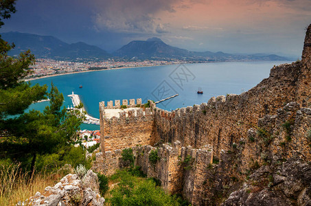 土耳其艾伦雅城堡的Ala图片