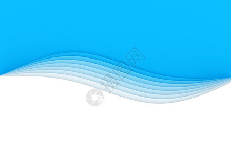 3d显示不同颜色的立体条纹几何条纹与海浪相近白蓝亮光图片