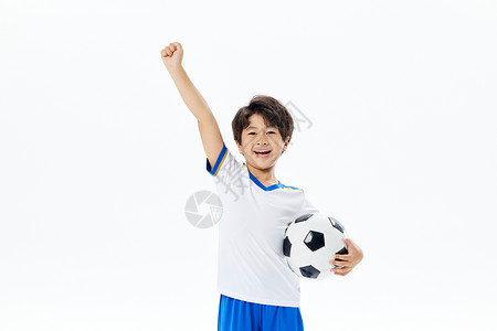 可爱小运动员踢足球图片