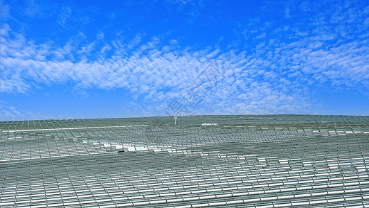 内蒙古呼和浩特山区太阳能发电设备背景图片