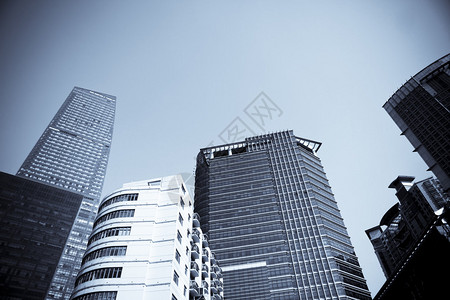 上海的现代建筑的背景图片