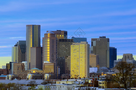 马萨诸塞州波士顿金融区图片