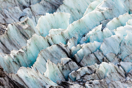 蓝绿宝石冰川雪冰冻的冰图片