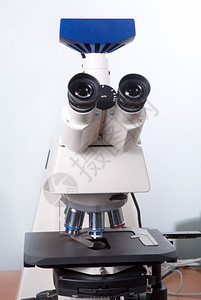 研究实验室的光学显微镜背景图片