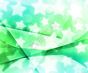 抽象星绿色背景图片