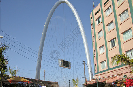 墨西哥蒂华纳建筑背景图片