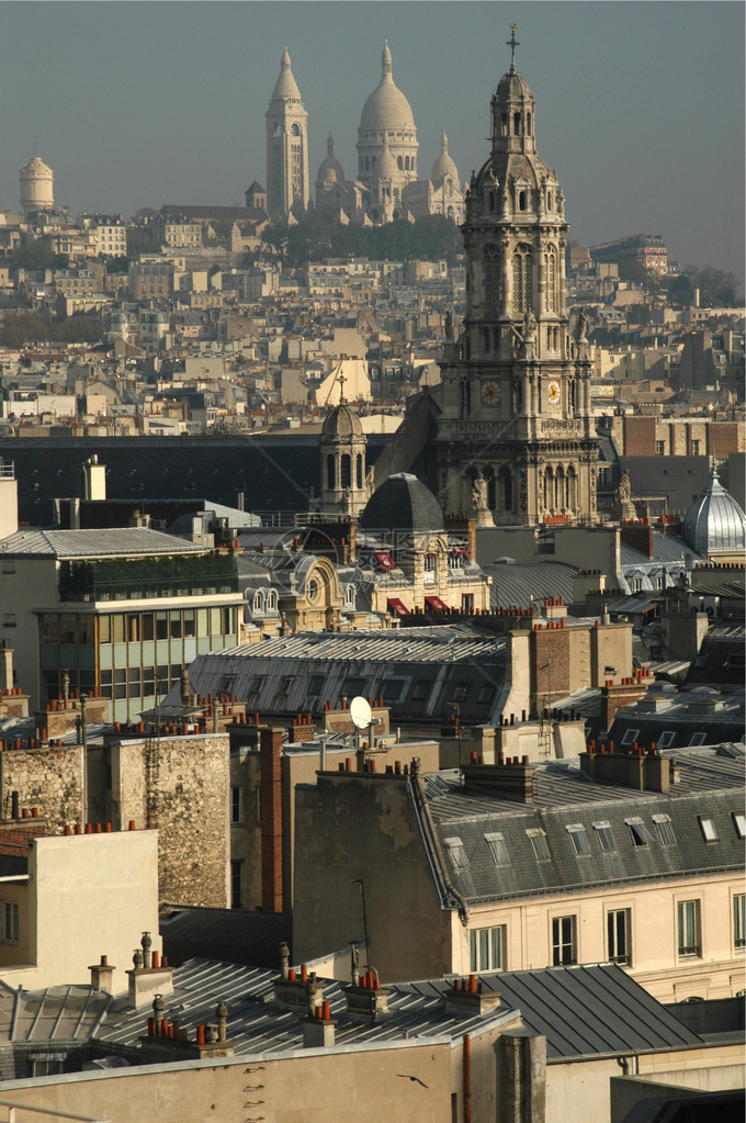 从上面看巴黎图片
