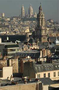 从上面看巴黎背景图片