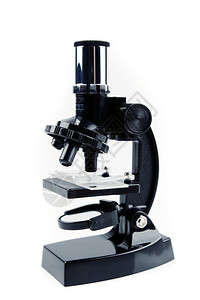 在普通背景下隔离的显微镜背景图片
