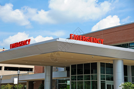 医院门诊手术中心标志背景图片