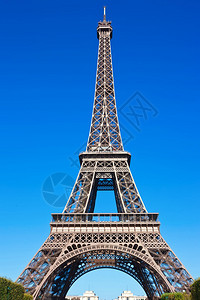 法国巴黎著名的埃菲尔铁图片