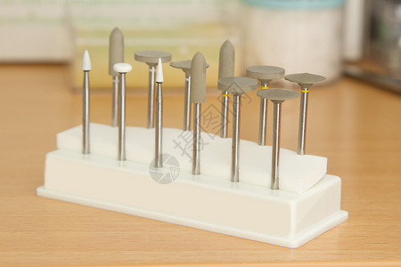 牙科瓷器牙齿理化工具包工具箱用背景图片
