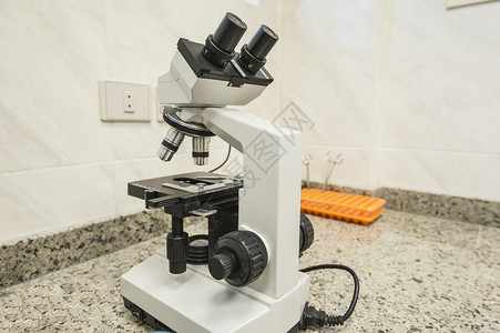 研究实验室显微镜的图片