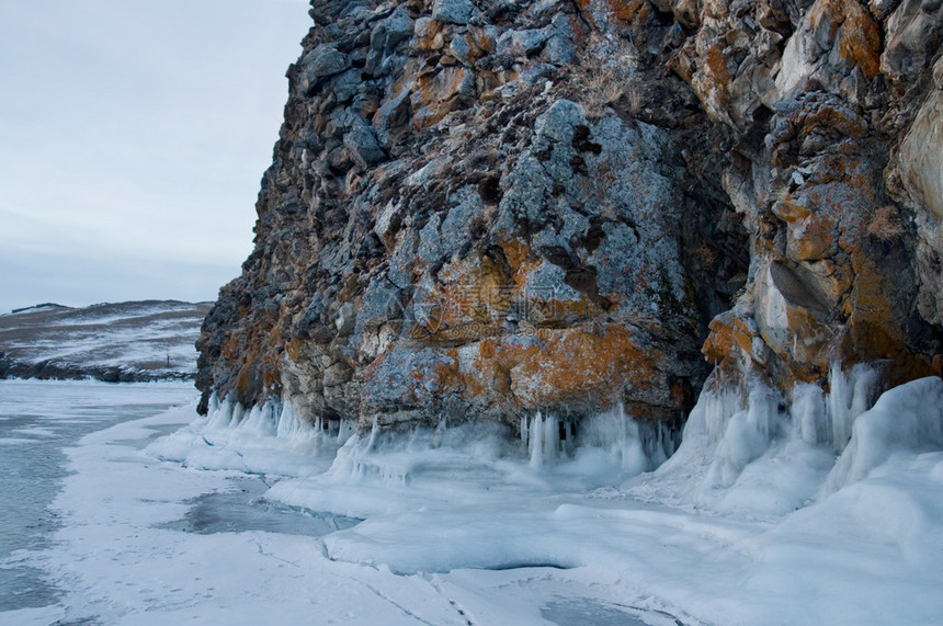 Baikal湖冬季风景及图片