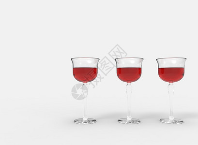 3杯葡萄酒图片
