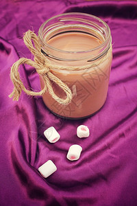 棉花糖热巧克力图片