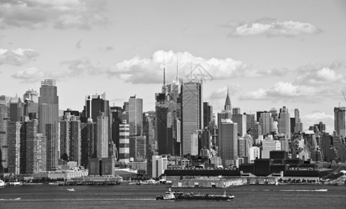 照片纽约新城市风景在Hu背景图片
