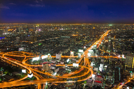 曼谷泰国高速公路最顶端的图片
