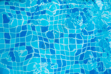 蓝池水抽象图片