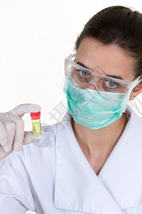 实验室一名女科学家的图片