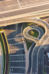 阿联酋迪拜高速公路交汇最图片