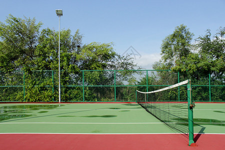 网球场的形象图片