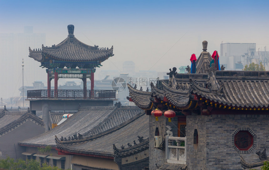 北京紫禁城的塔建筑校对P图片