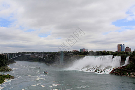安大略加拿大一侧的大瀑布图片