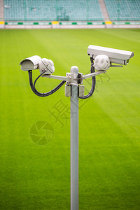 监控摄像头控制运动场地用绿色图片