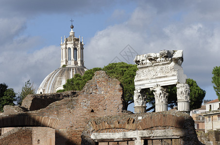 意大利罗马罗马广场图片