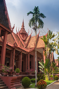 柬埔寨SiemRease的Angkorwat在教科文组织世界遗图片