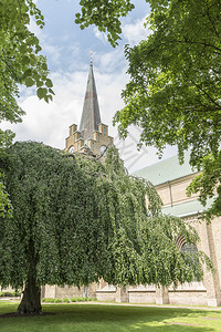 瑞典哈兰德地区的哈尔姆施塔特高清图片