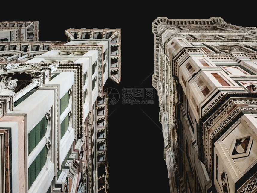 意大利佛罗伦萨大教堂和吉奥托钟楼图片