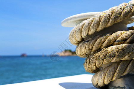 白船绳和南中华海锚的白船绳图片