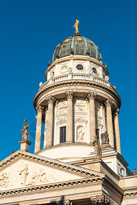 柏林宪兵场的德国大教堂Gedarmen图片