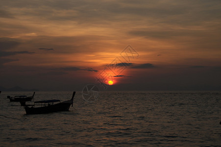 泰国利普岛日落时图片