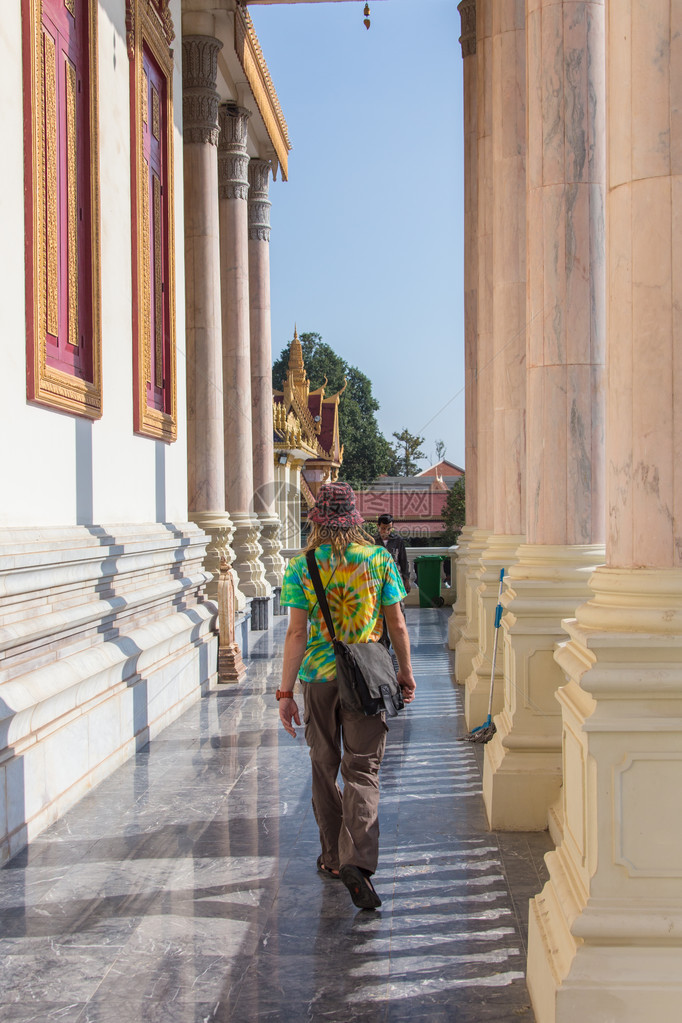 玉佛寺和泰国王的家Kaeo是曼谷最著名的旅游景点之一图片