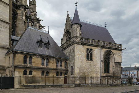 亚眠大教堂是一座罗马天主教大堂大教堂建于1220年至约1270年之间图片
