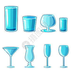 玻璃和玻璃杯游戏元素类似J图片
