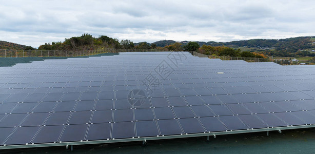 日本太阳能电站日元背景图片