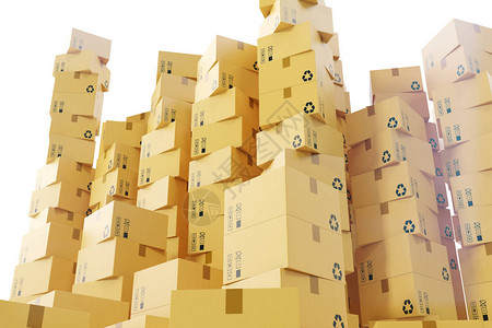 货包装运货运和交货概念纸板箱3图片