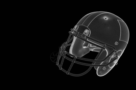全息无线框架风格的足球头盔漂亮的背景图片
