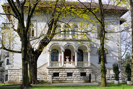 波兰罗兹市的历史别墅图片