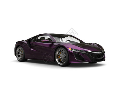 超级概念运动车紫图片