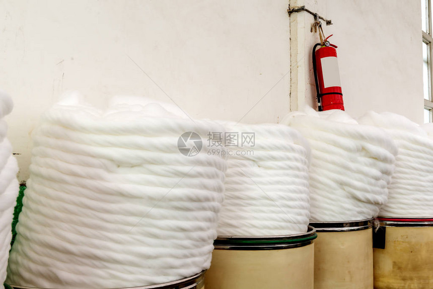 旋转生产线工厂的棉花集团封闭式纺图片