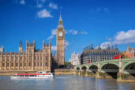 BigBen和议会两院在伦敦英图片