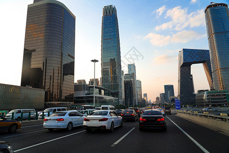 北京国贸交通高清图片