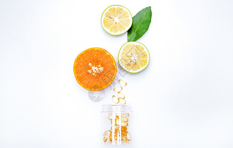 橙子和维生素图片
