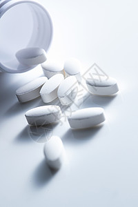 白色药品散保健品高清图片