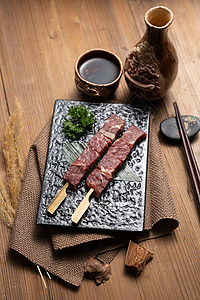 日式烤牛小排高清图片